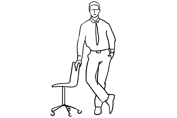 15. Destek olarak sandalye kullanmak ilginç olabilir. Yaratıcı kişilerin çalışma ortamlarını fotoğraflarken oldukça uygun bir pozdur.